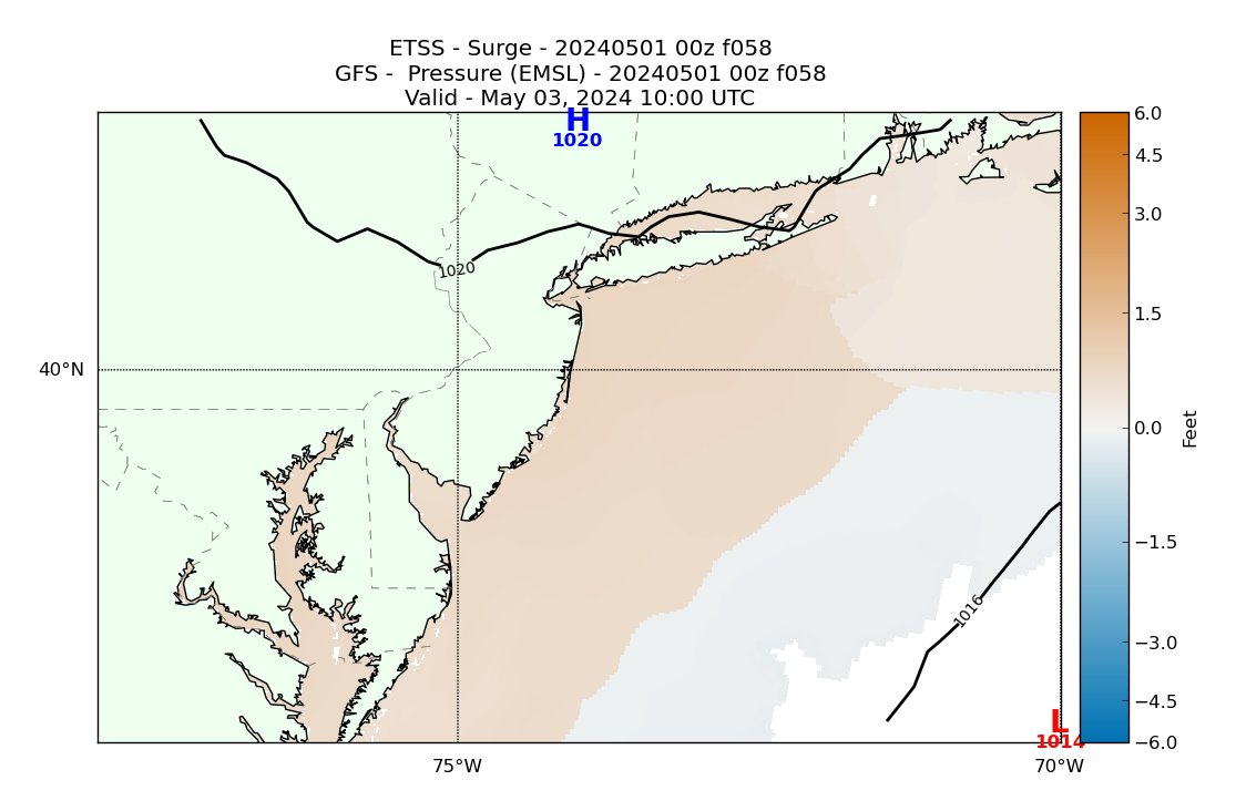 ETSS 58 Hour Storm Surge image (ft)