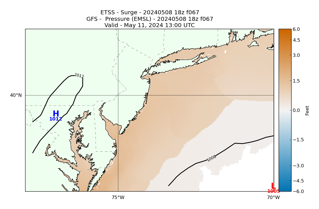 ETSS 67 Hour Storm Surge image (ft)