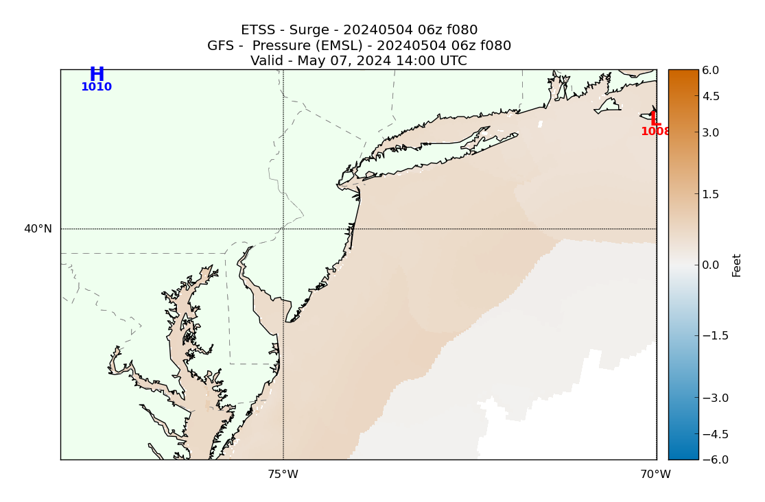 ETSS 80 Hour Storm Surge image (ft)