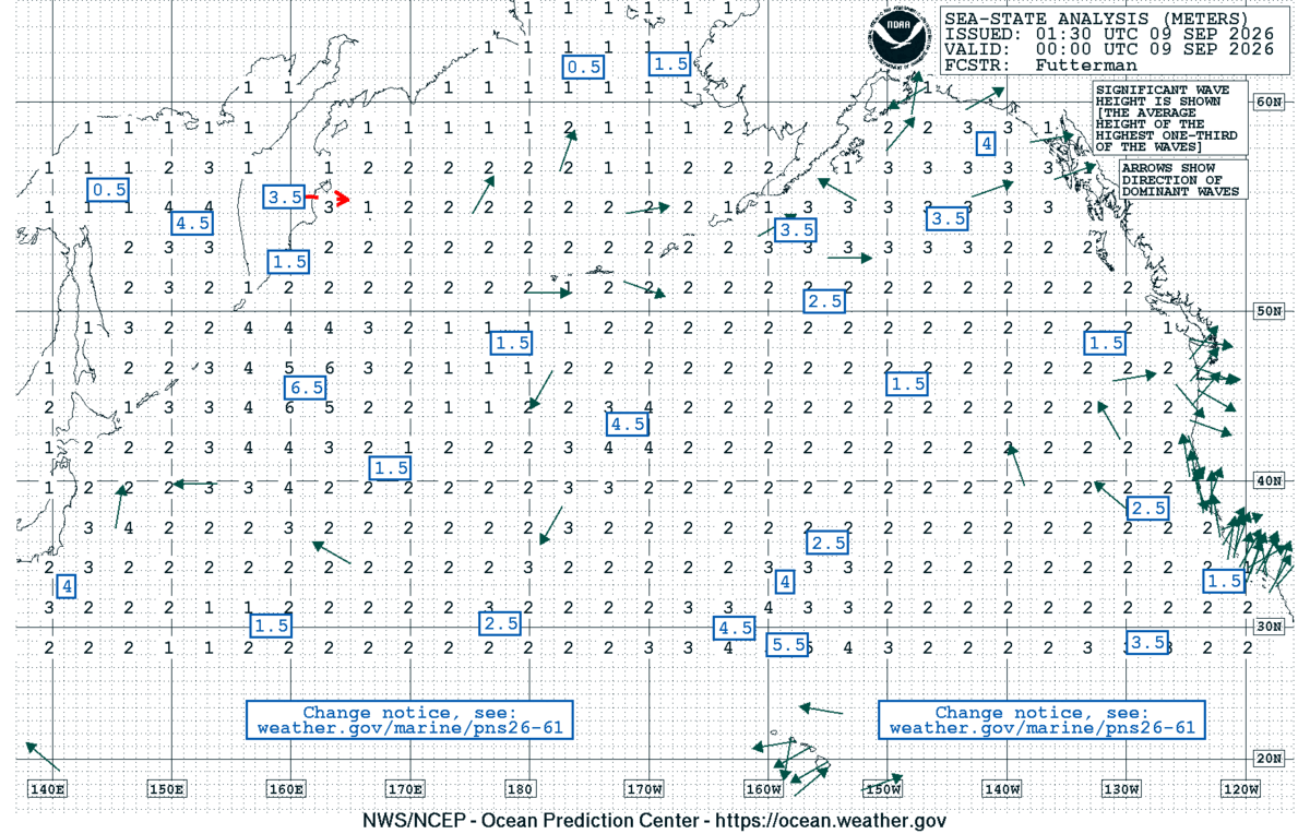 North Pacific Sea State Analysis