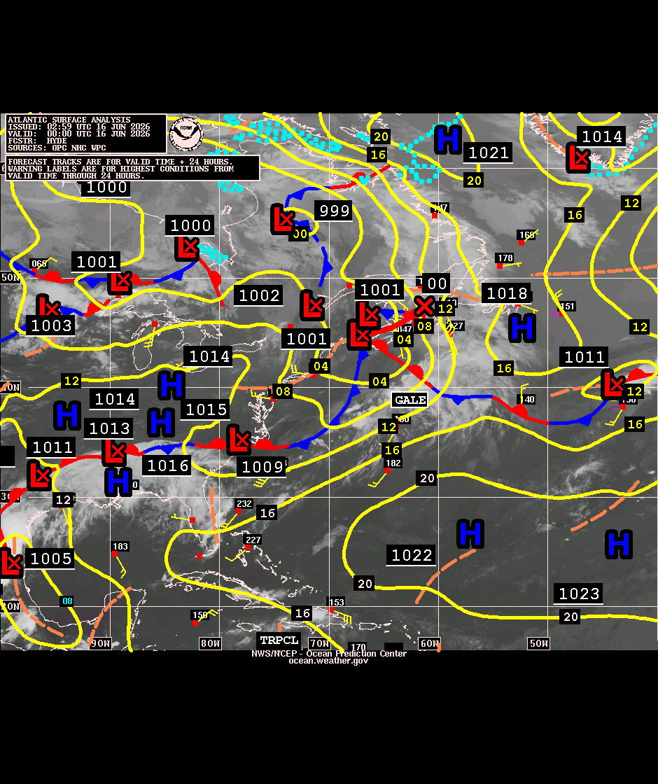 West Atlantic Surface Analysis with Satellite Imagery