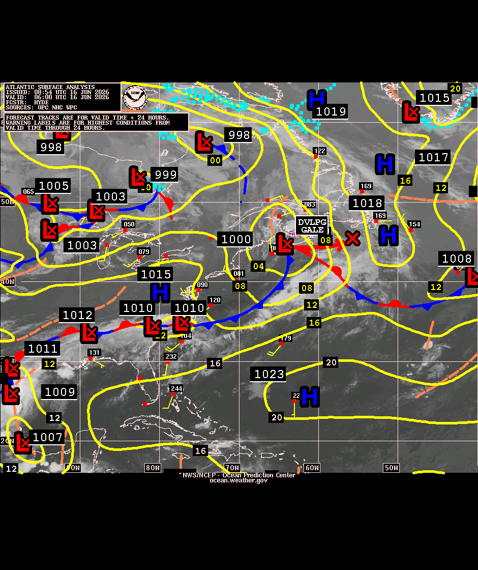West Atlantic Surface Analysis with Satellite Imagery