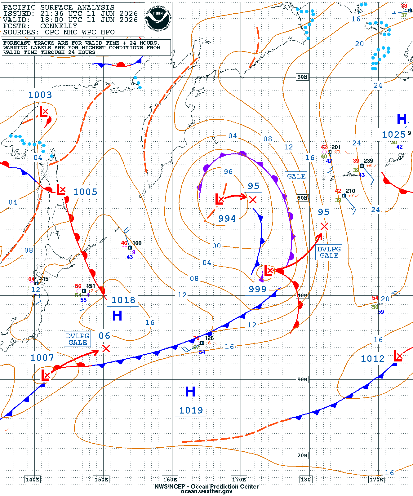 West Pacific Surface Analysis