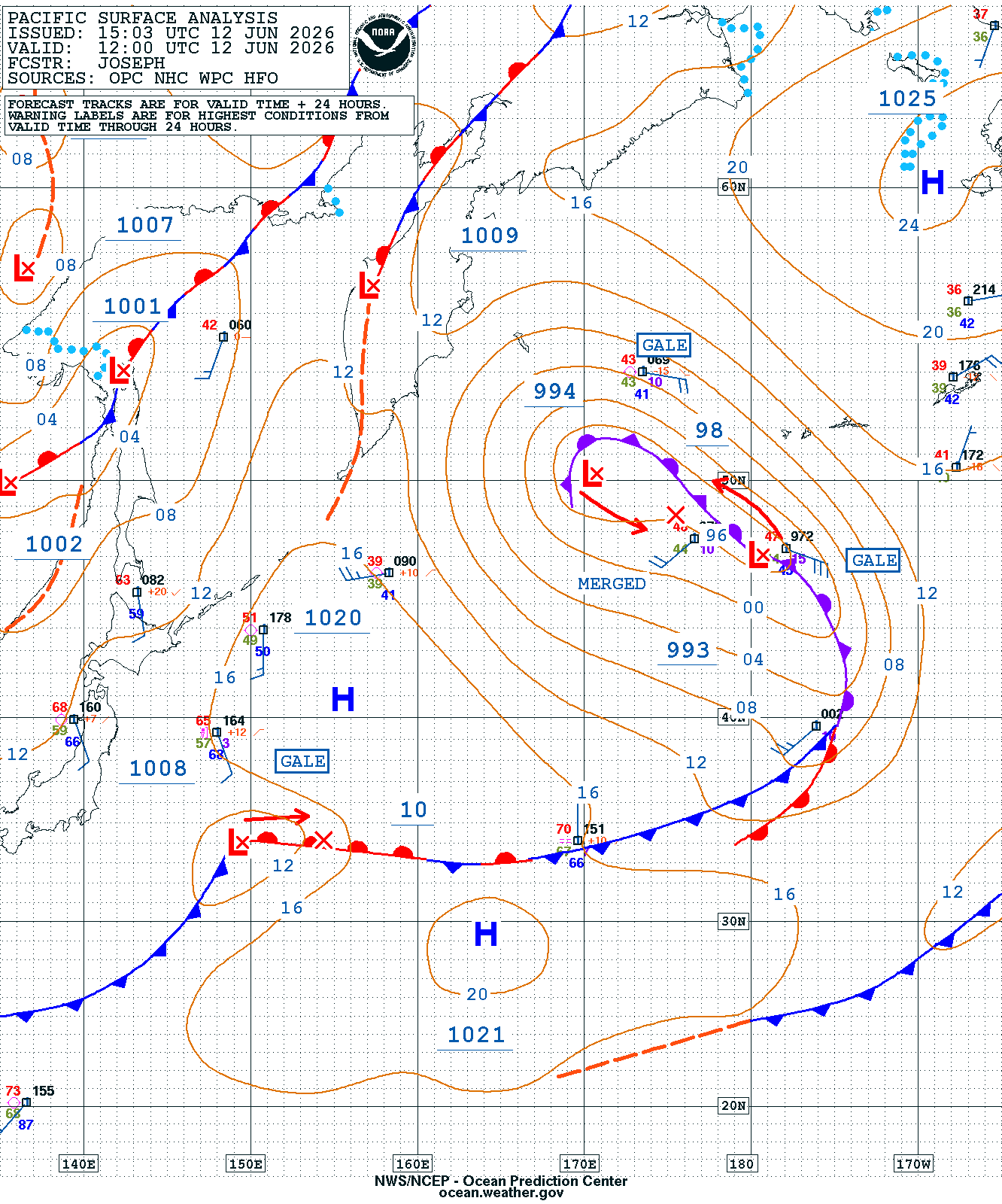 West Pacific Surface Analysis