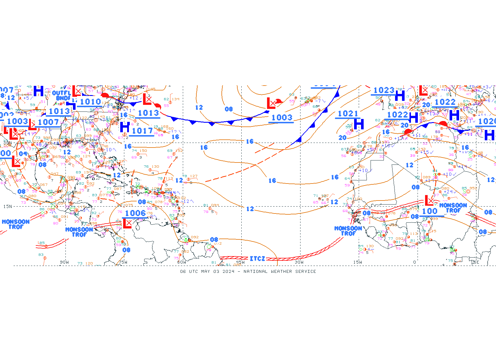 Current Tropical Atlantic Analysis