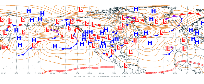 Surface Analysis Chart Noaa