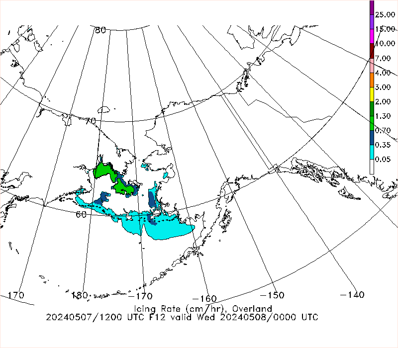 Latest 12 hour Pacific (Alaska) icing forecast