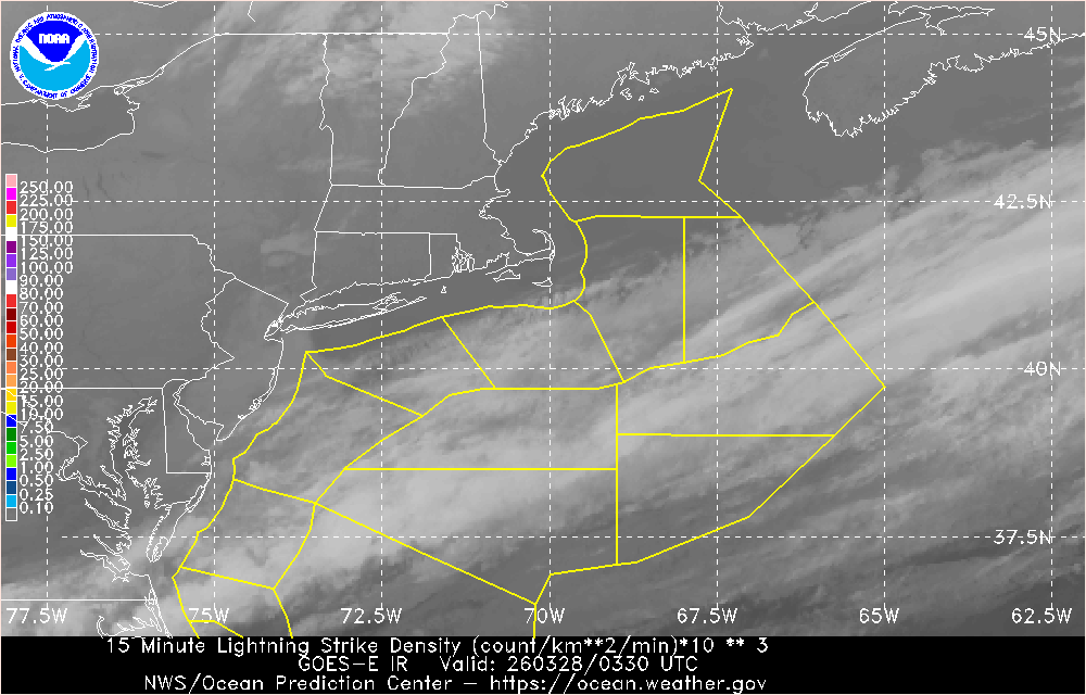 Lightning Strike Density image