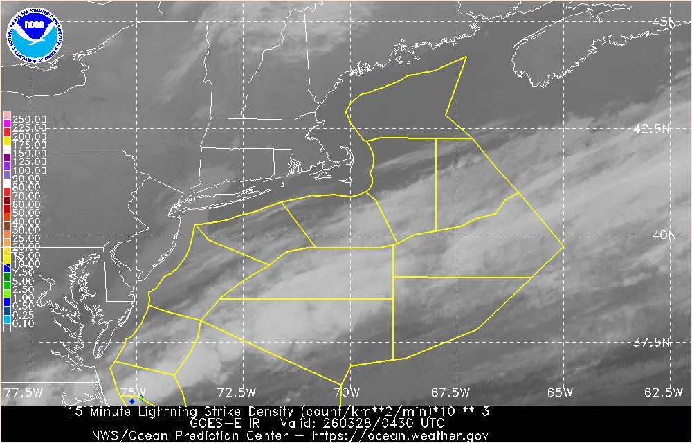 Lightning Strike Density image