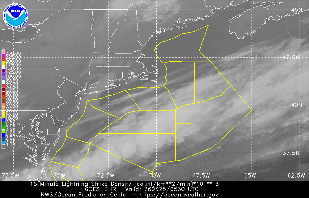Lightning Strike Density image