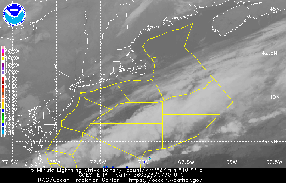 Lightning Strike Density image