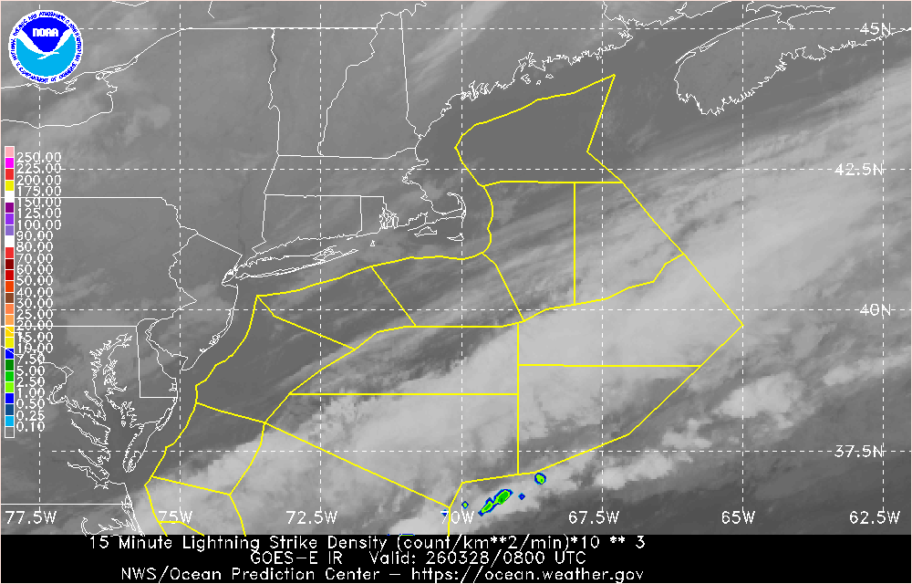 Lightning Strike Density image