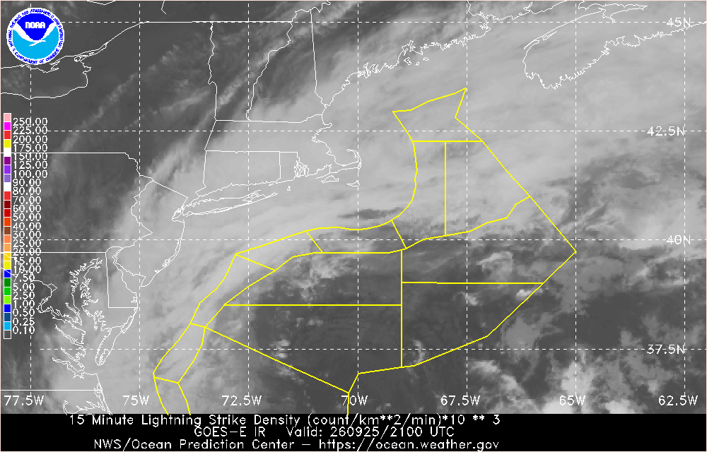Lightning Strike Density image