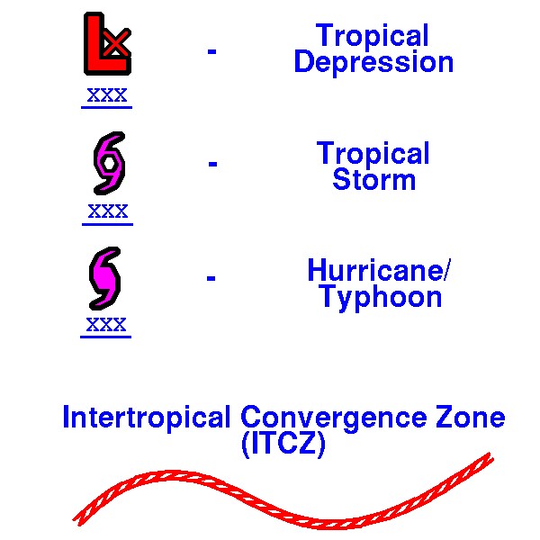 weather map wind symbols