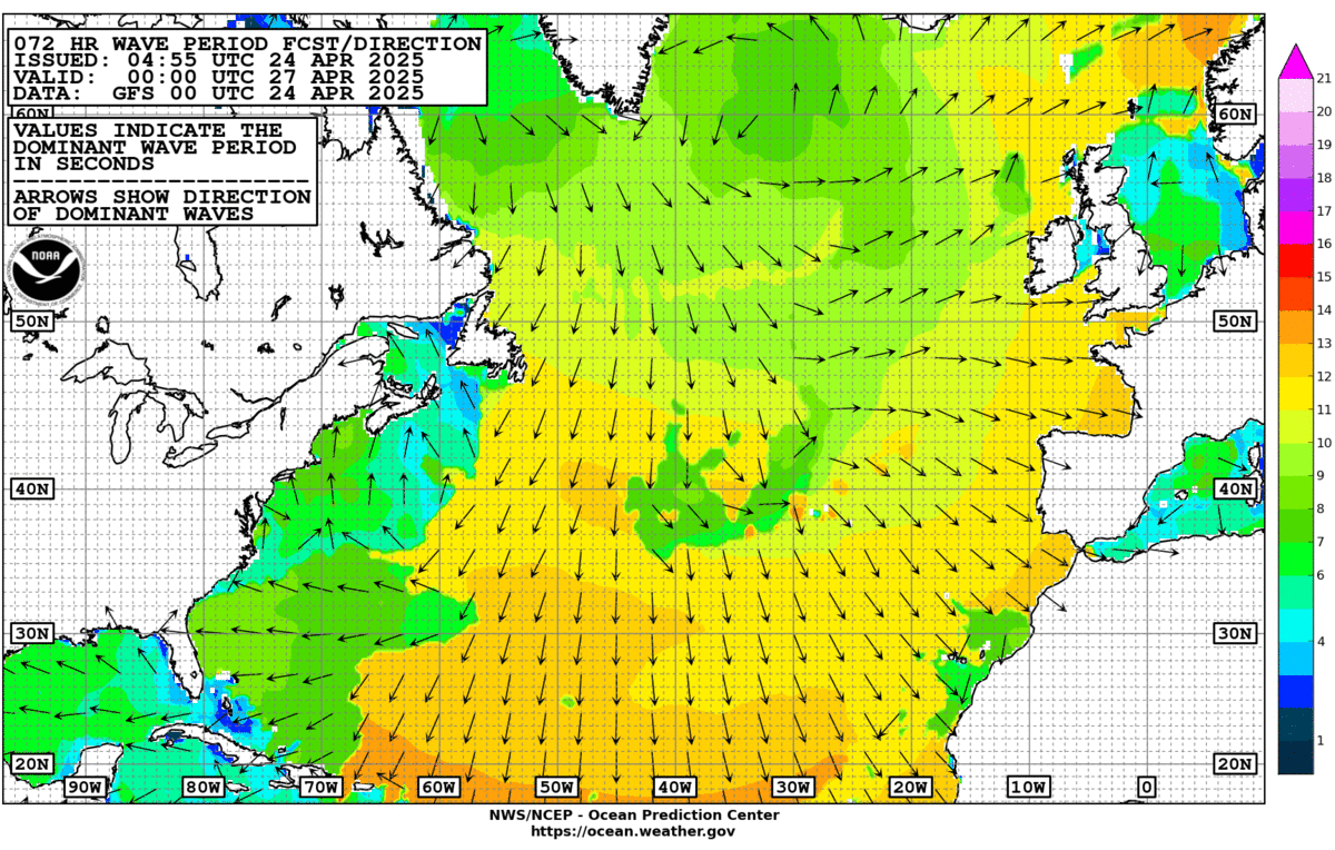 Atlantic Ocean Weather Radar Map 