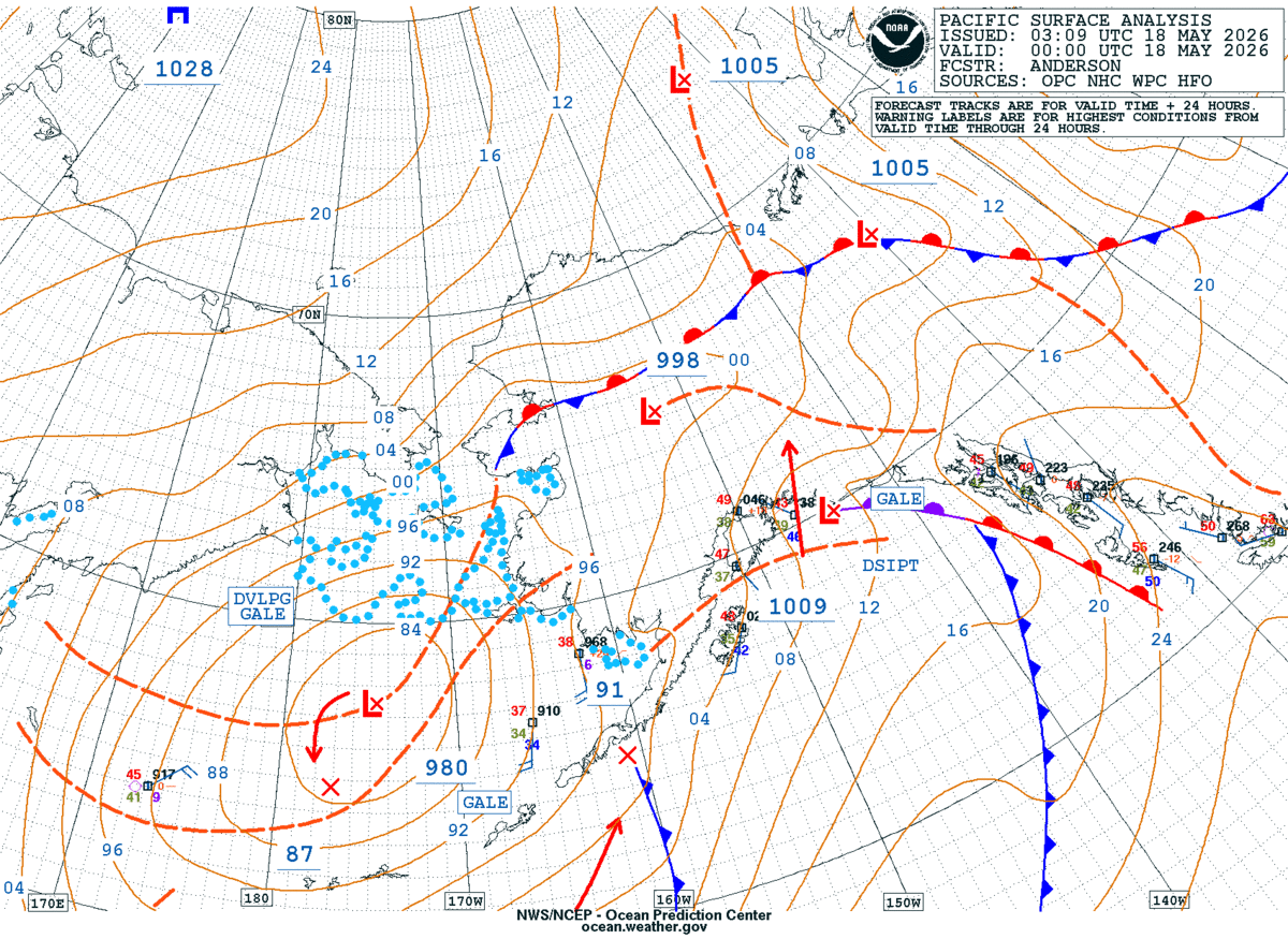 Alaska/Arctic Surface Analysis