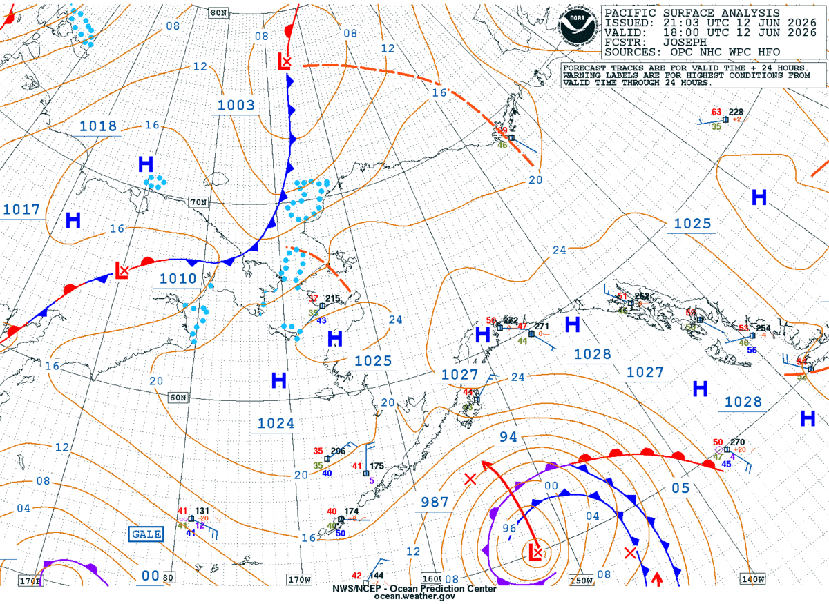 Alaska/Arctic Surface Analysis