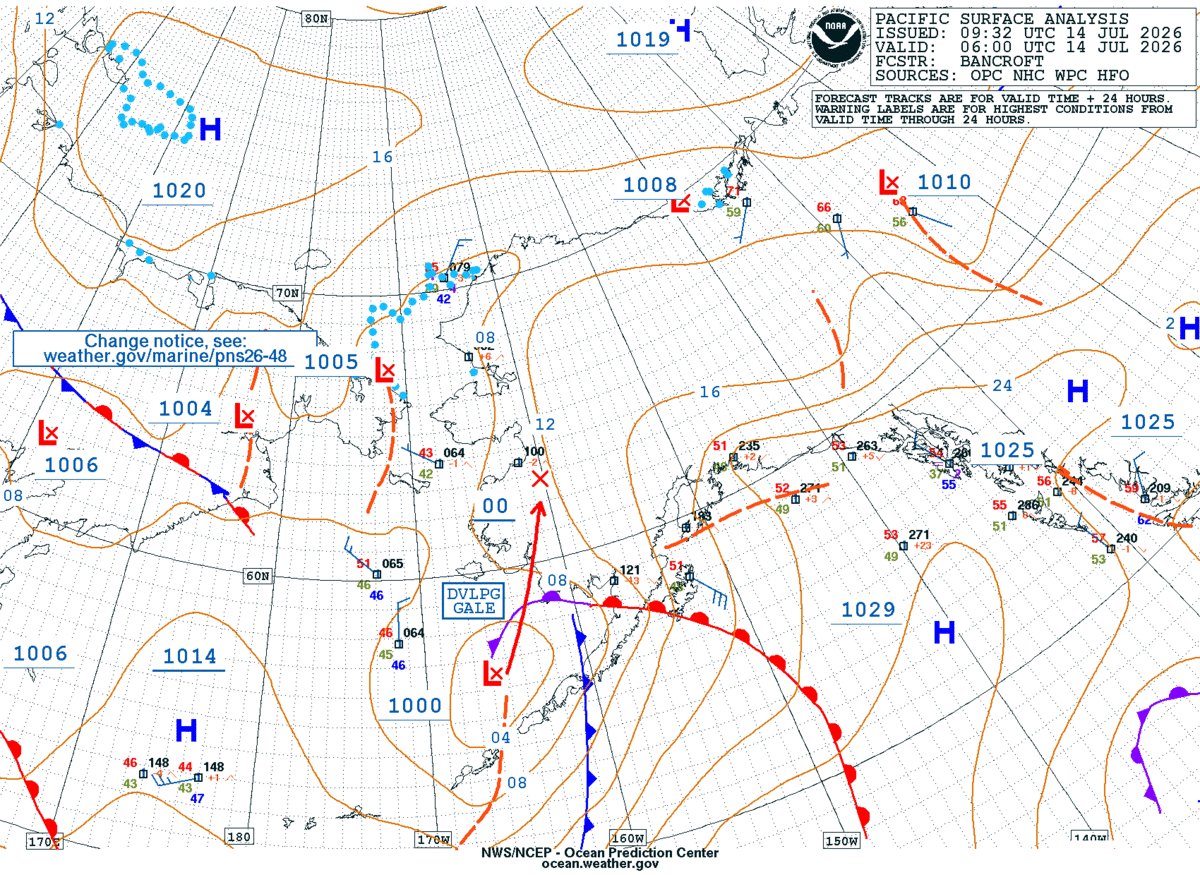 Alaska/Arctic Surface Analysis