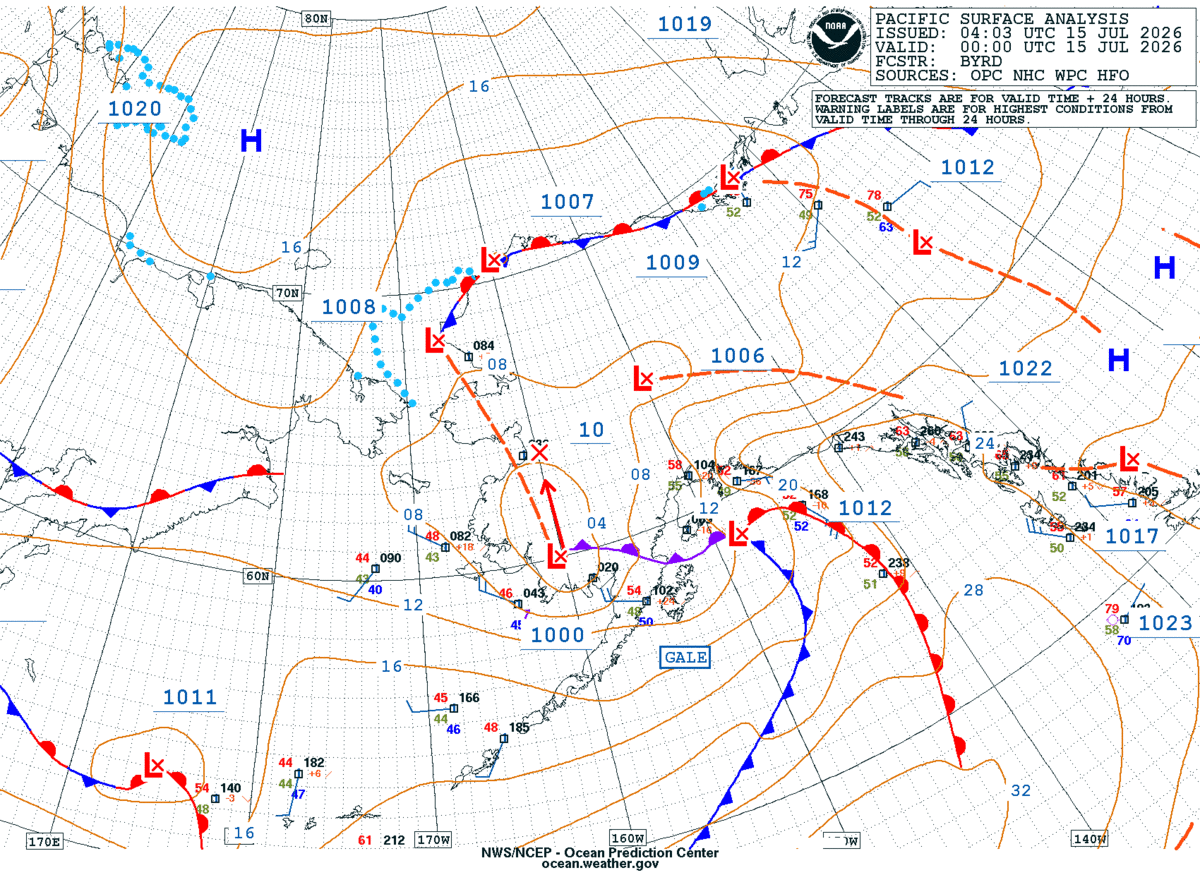 Alaska/Arctic Surface Analysis