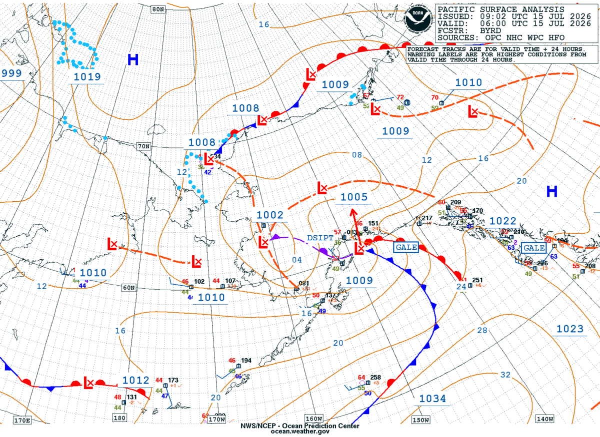 Alaska/Arctic Surface Analysis