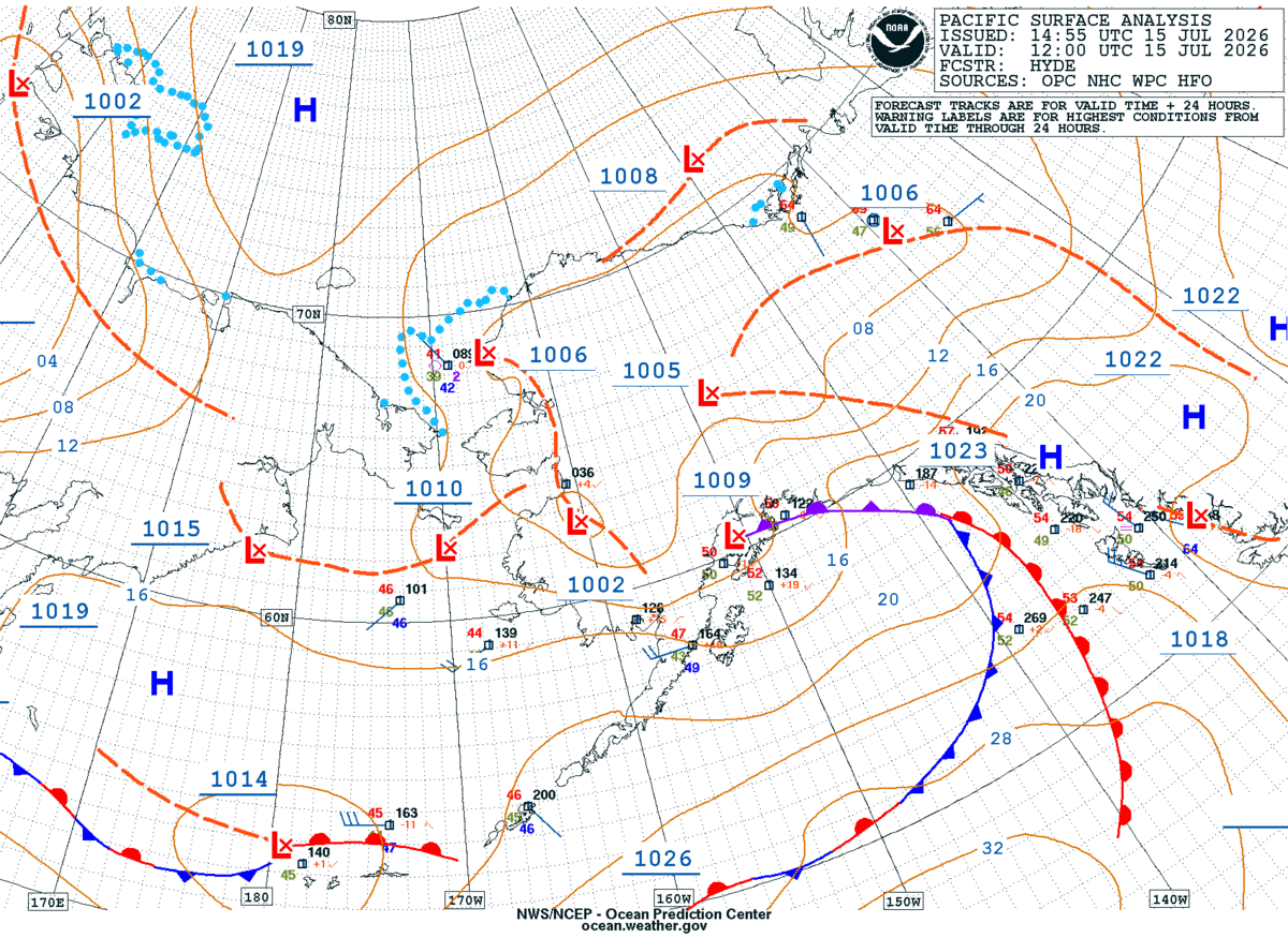 Alaska/Arctic Surface Analysis