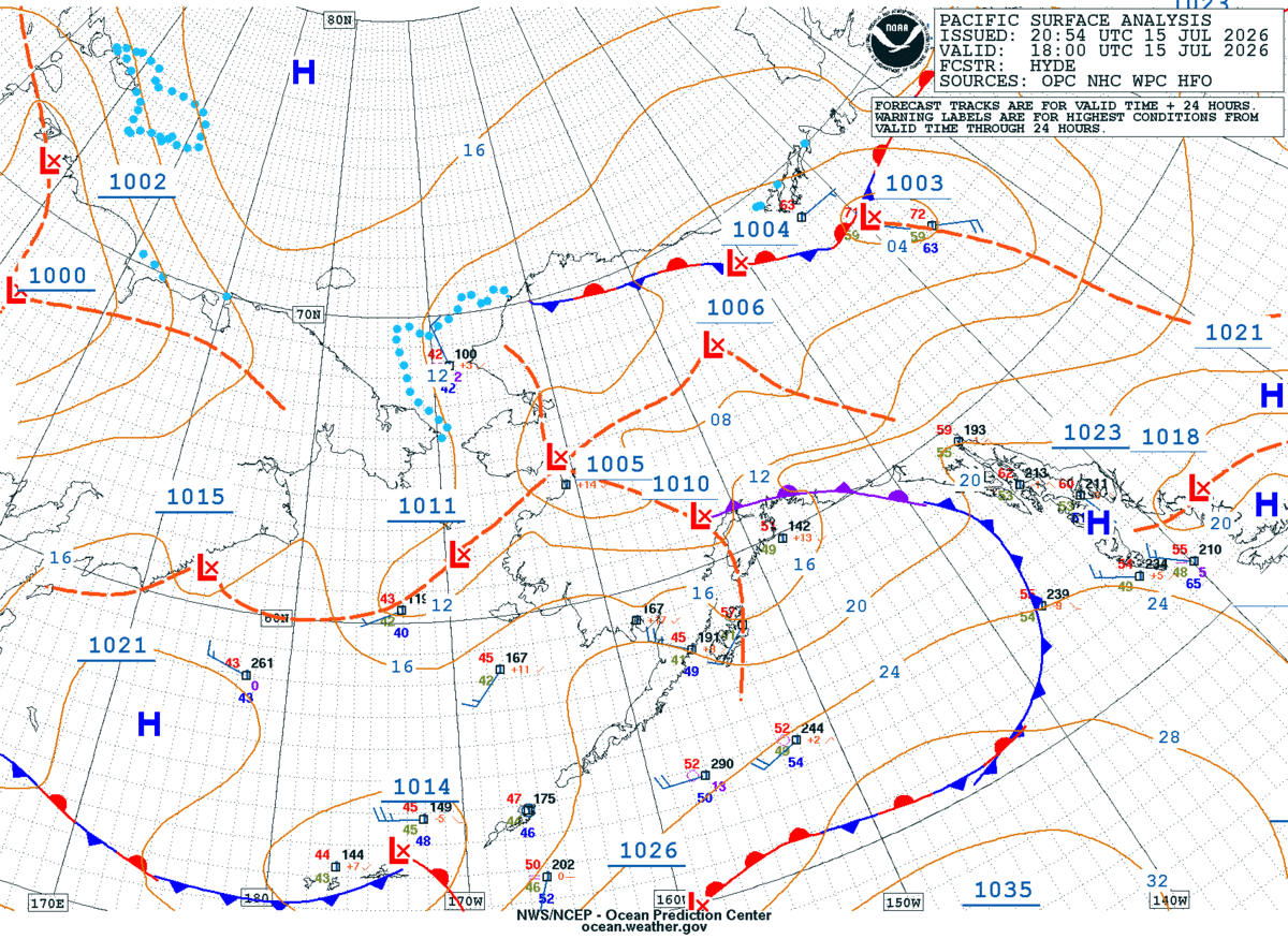 Alaska/Arctic Surface Analysis