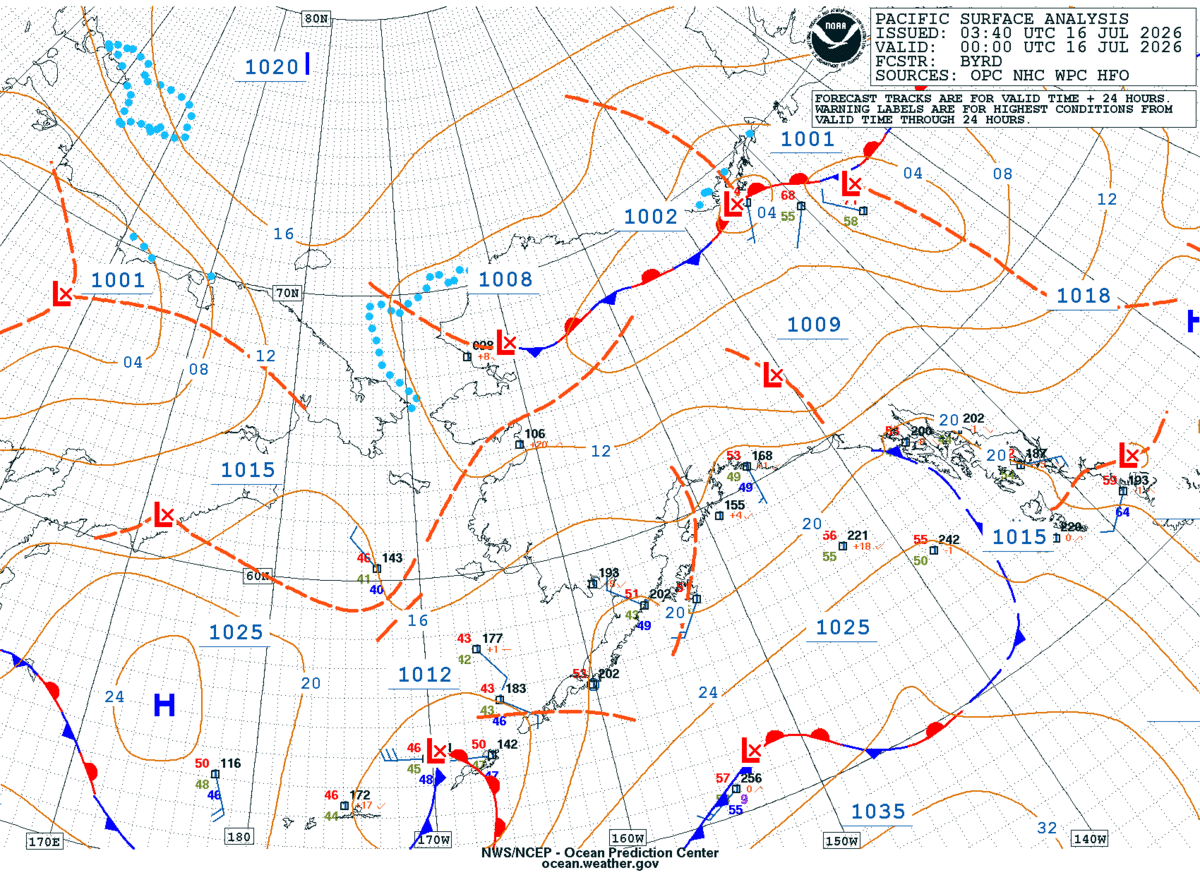 Alaska/Arctic Surface Analysis