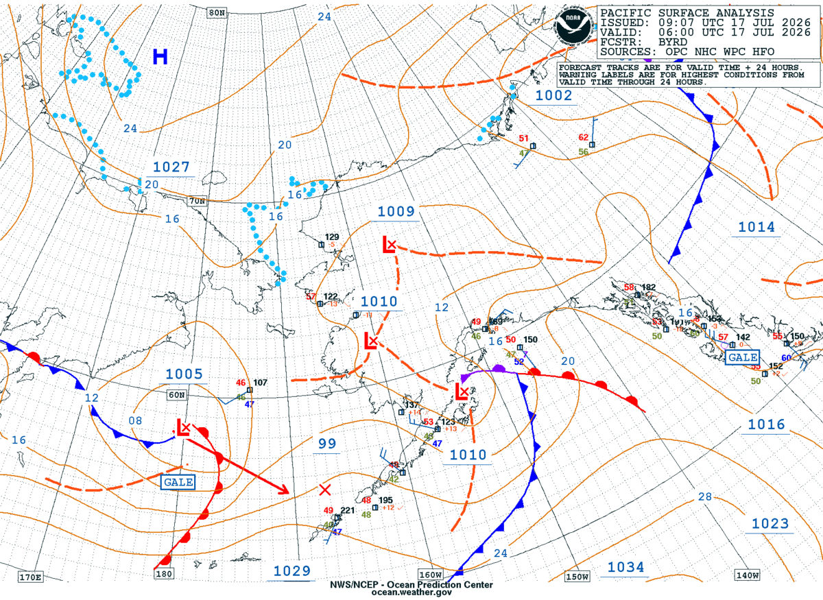 Alaska/Arctic Surface Analysis