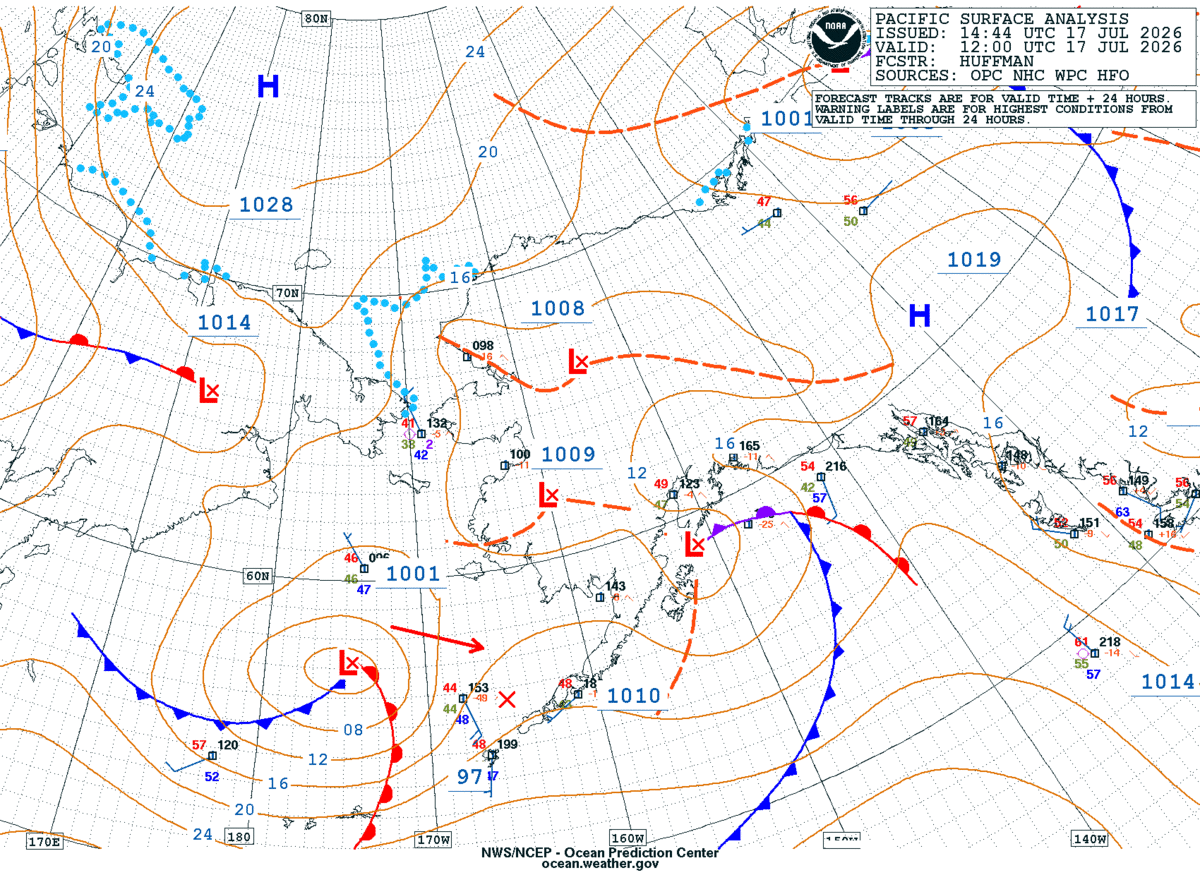Alaska/Arctic Surface Analysis
