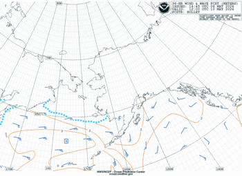 Latest 96 hour Pacific (Alaska) wind & wave forecast